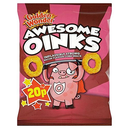 ( 36 Pack ) Golden Wonder Awesome Oinks 22g