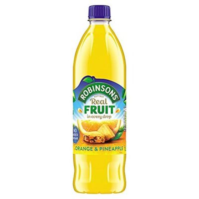 ( 8 Pack ) Robinsons No Added Sugar Orange & Pineapple 1L