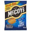 ( 30 Pack ) The Real McCoy's Ridge Cut Salt and Malt Vinegar Flavour Potato Crisps 47.5g view 1