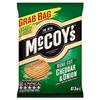 ( 30 Pack ) The Real McCoy's Ridge Cut Cheddar & Onion Flavour Potato Crisps 47.5g view 1