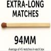 Bryant & May Extra Long Safety Matches (Pack of 12 ) view 2