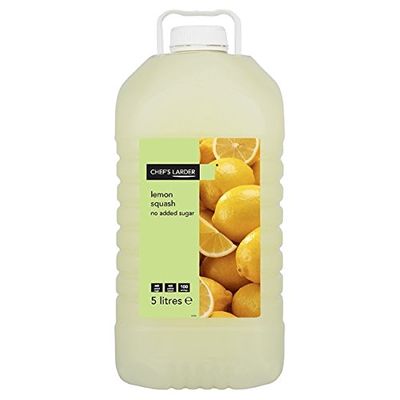 ( 2 Pack ) Chef's Larder Lemon Squash No Added Sugar 5 litres