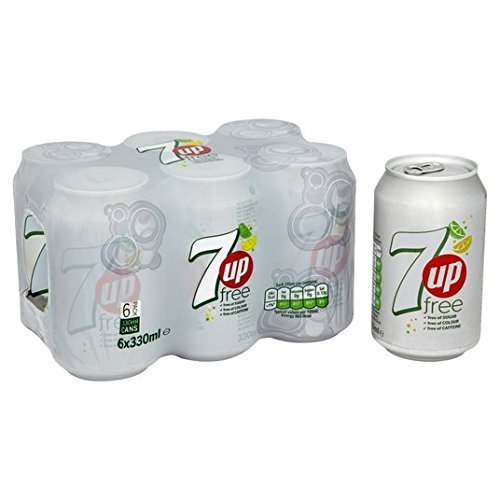 ( 12 Pack ) 7UP Free Glass Bottle 330ml