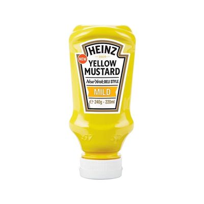 ( 8 Pack ) Heinz Yellow Mustard Mild 240g