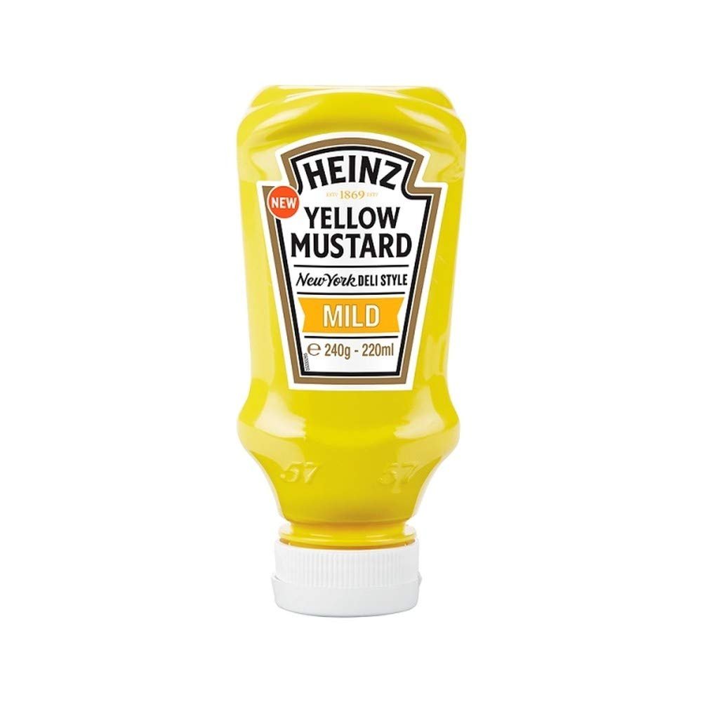 ( 8 Pack ) Heinz Yellow Mustard Mild 240g