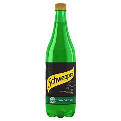 ( 6 Pack ) Schweppes Canada Dry Ginger Ale 1L