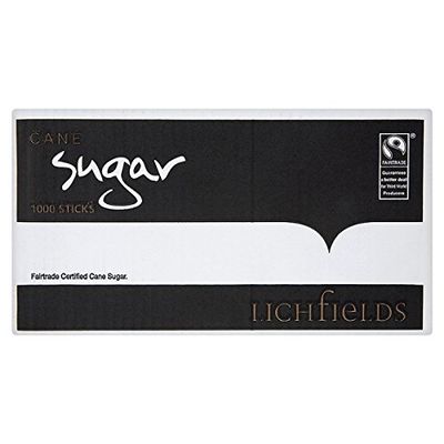 ( 1000s Pack ) Lichfields Cane Sugar 1000 Sticks