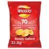 ( 32 Pack ) Walkers Ready Salted Crisps 32.5g view 1
