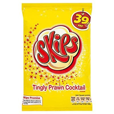 ( 30 Pack ) Skips Tingly Prawn Cocktail Flavour 17g
