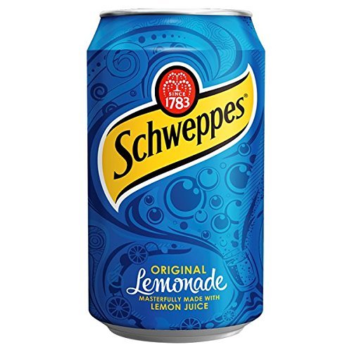 ( 24 Pack ) Schweppes Lemonade Can 330ml