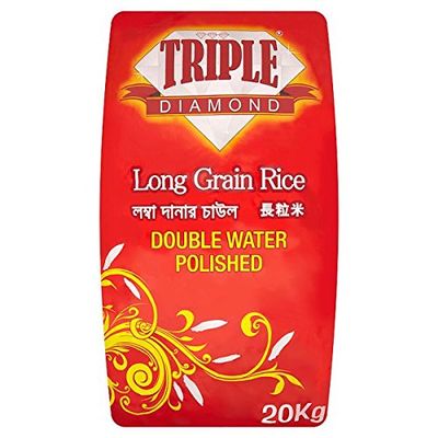 (20kg Pack) Triple Diamond Long Grain Rice 20kg