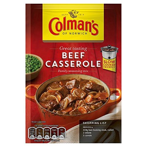 ( 12 Pack ) Colman's Beef Casserole Recipe Mix 40g