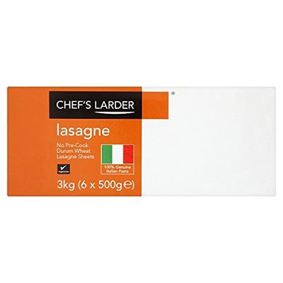 ( 3kg Pack ) Chef's Larder Lasagne 3kg (6 x 500g)
