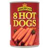 ( 12 Pack ) Kingsfood 8 Hot Dogs in Brine 400g (Drained Weight 184g) view 1