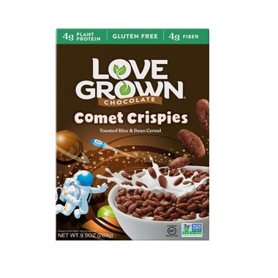 Love Grown Comet Crispies Cereal, 9.5 oz. Box