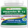 Best Naturals Vitamin B-12 as Methylcobalamin (Methyl B12), 6000 mcg Tablet, 60 Count view 1