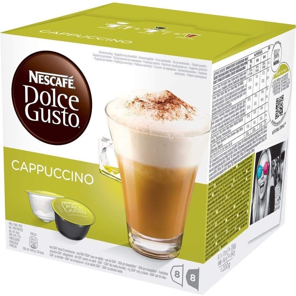 Nescaf(R) Capsule Original Drinks Dolce Gusto Cappuccino - 96 Capsules