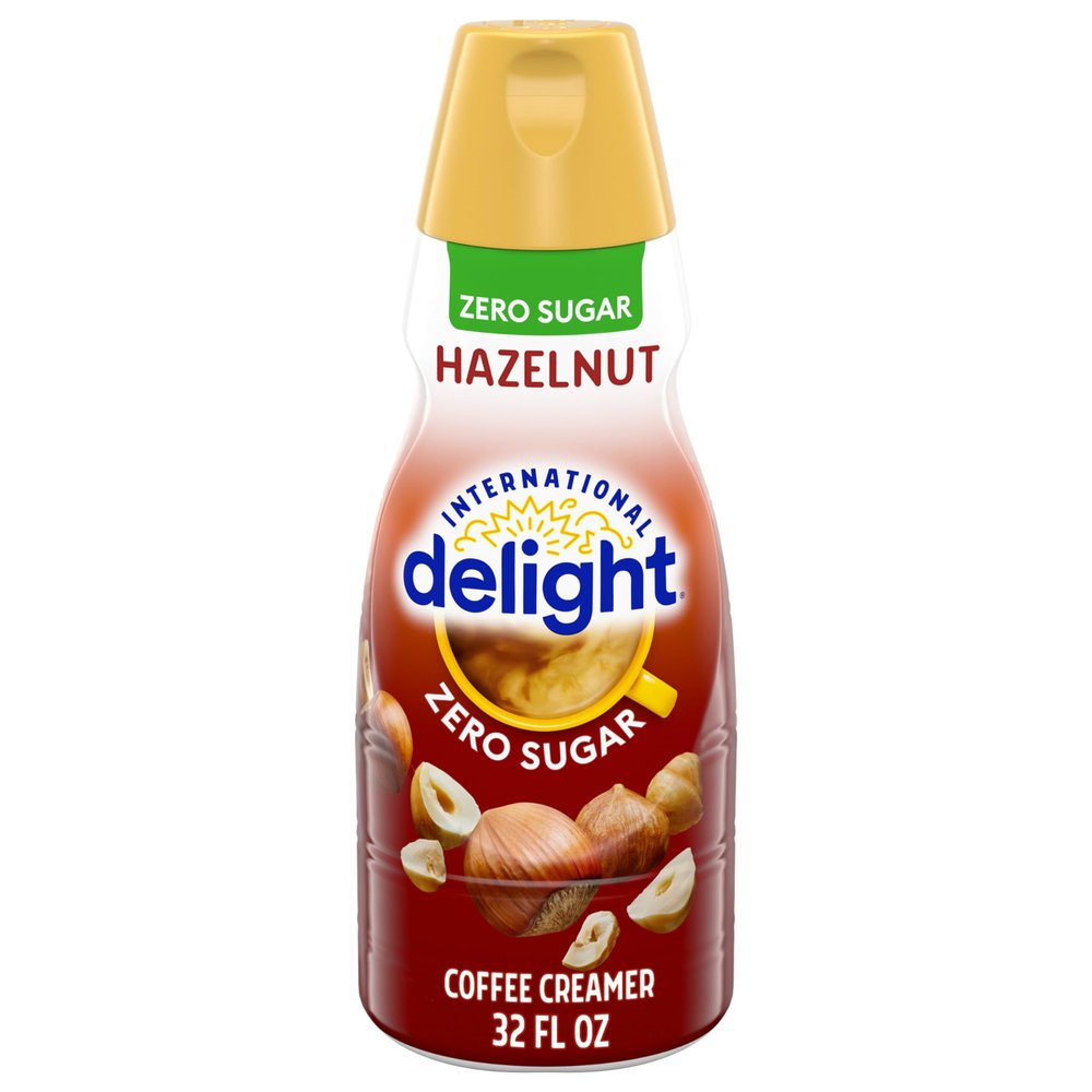 International Delight Zero Sugar Coffee Creamer, Hazelnut, Sugar-Free, 32 oz USA
