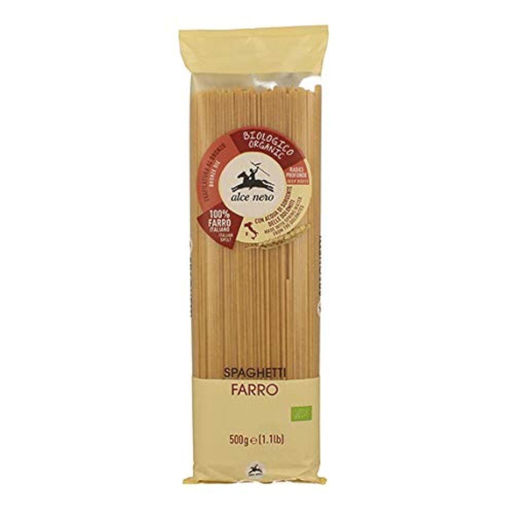 SPAGHETTI 100% SFARINATO DI FARRO BIO ALCE NERO 50