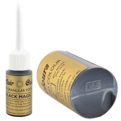 Sugarflair SUGARTEX Granulated Food Colour - BLACK MAGIC - Sugarflower colouring