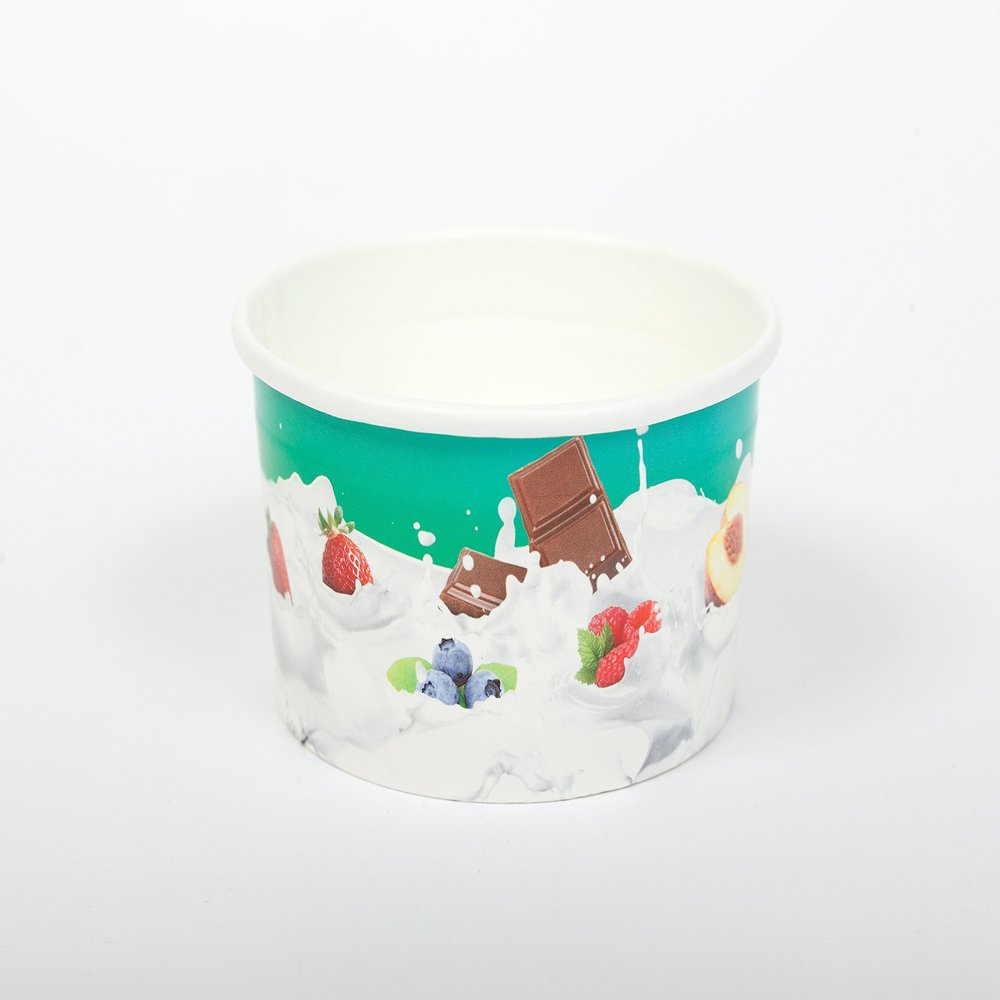 TAS-ty 160ml Wax Paper Tub x 50 (160ml, Green)