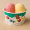 TAS-ty 160ml Wax Paper Tub x 50 (160ml, Green) view 2