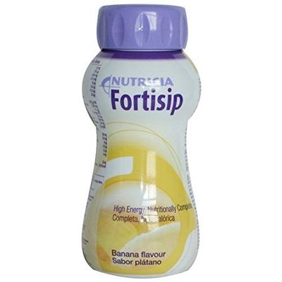 Fortisip Bottle Multipack (All Flavours or Mixed 12) 12 x 200ml (Banana)