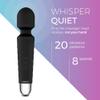 Yarosi Mini Massager- Strongest Cordless Handheld Vibrating Power - Best Rated for Travel Gift - Magic Stress Away - Perfect on Neck Back Foot Hand Pains and Sports Injury - Black view 2
