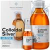 Highest Purity Colloidal Silver 300mL  40 PPM  Free Spray to Fill  Superior Concentration, Smaller Particles, Better Results  Certified by 3 Independent Laboratories  Institut Katharos view 1