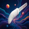 toe towel SHORT handle -length 32cm - foot, toe brush to remove dead skin and germs that cause itchy, sore toes, athlete's foot, this is more suitable for younger people view 3