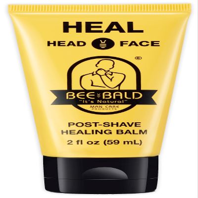 Bee Bald HEAL Post-Shave Healing Balm Immediately Calms & Soothes Damaged Skin, Treats Bumps, Redness, Razor Burn & Other Shaving Related Irritations. Restore your skin's natural, healthy balance.