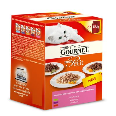Gourmet Mon Petit Country Variety 6x50g (Pack of 8)