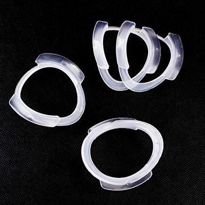 Earlywish 4pcs Dental Orthodontic Intraoral Mouth Cheek Lip Retractor Openers Round, O Shape Fun Game Tool