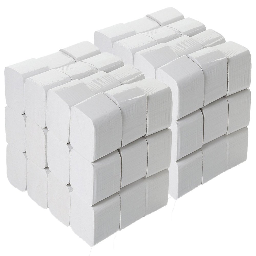 2x2 Ply Toilet Tissue Bulk Pack / Toilet Flats 36 x 250 Sheet
