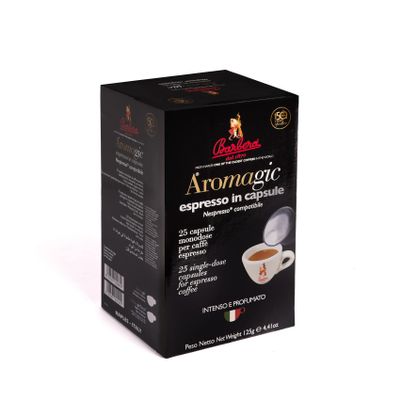25pcs N. Compatible Capsules "Aromagic" - Barbera Coffee