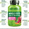 NATURELO Whole Food Multivitamin for Women - with Natural Vitamins, Minerals, Botanical Blends - Complete All-in-One Supplement for Energy, Brain, Eye Health - 120 Vegan Capsules | 1 Month Supply view 4