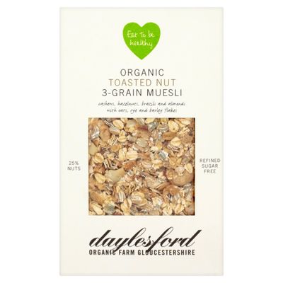 Daylesford Organic Toasted Nut 3-Grain Museli 450g