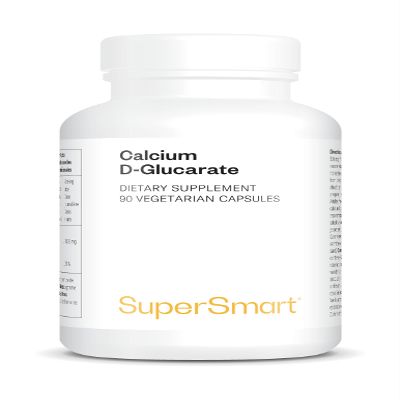 Calcium D-Glucarate - Natural Detoxifier - Promotes Liver Health - Calcium Salt of D-Glucaric Acid - Supports Optimized Glucuronidation - Vegan - Supersmart