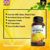 90 Capsules Pure Bee Propolis 1000mg Per Capsule, 100% Suitable for Vegetarians UK Made by Natural Answers view 4