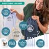 Premium Enema Kit 2 Quart Clear Silicone Bag for Enemas for Colon Cleanse for Women and Men - 6.75 Foot Hose, 7 Tips, Reusable Enema Kit view 3