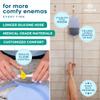 Premium Enema Kit 2 Quart Clear Silicone Bag for Enemas for Colon Cleanse for Women and Men - 6.75 Foot Hose, 7 Tips, Reusable Enema Kit view 4