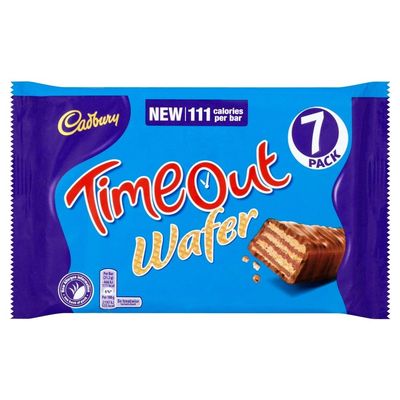 Cadbury Timeout Wafer, Pack of 7, 148.4g