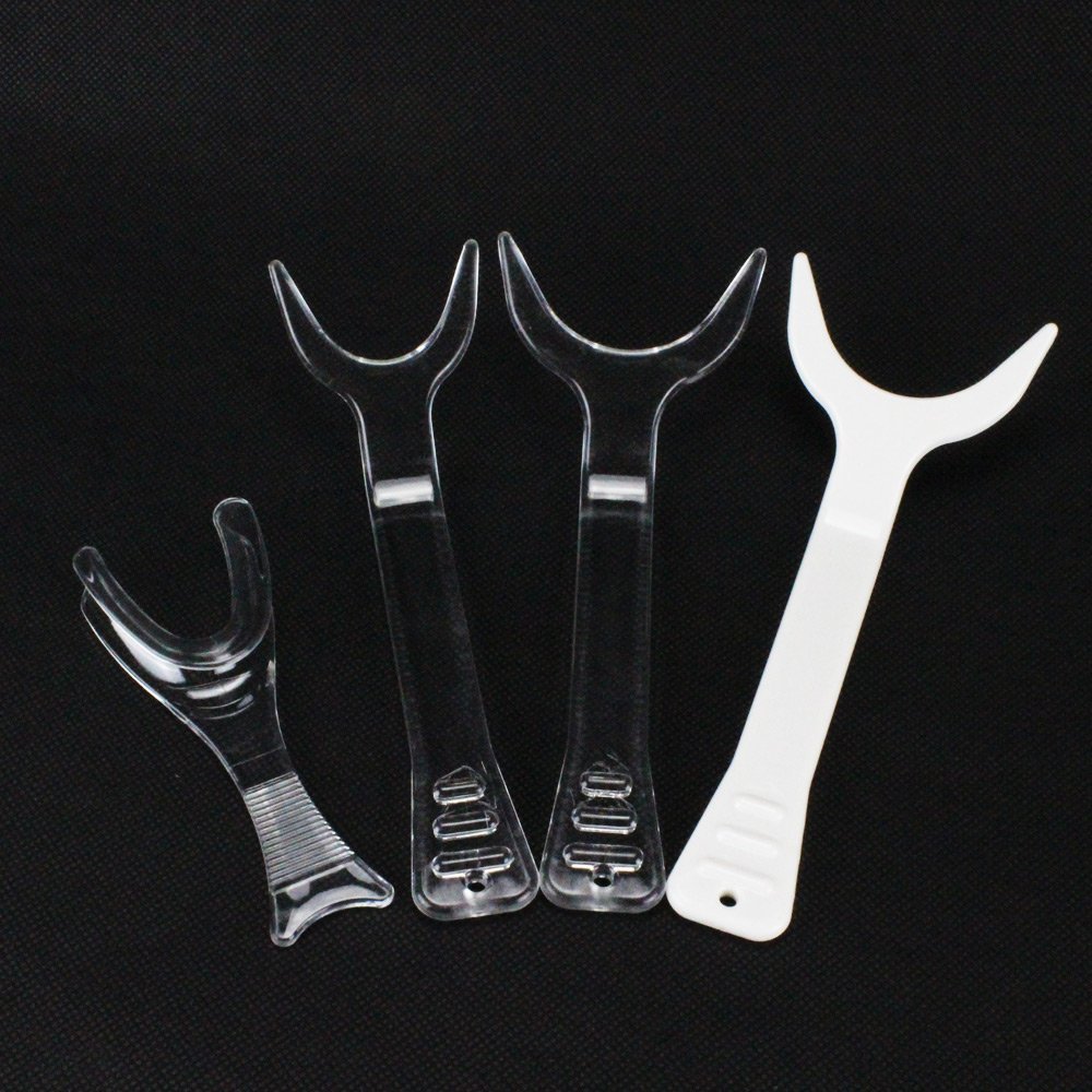 Earlywish 4pcs Dental Orthodontic Clear Teeth Intraoral Side Mouth Lip Retractor Photography Opener Tool