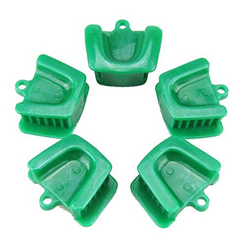 Earlywish 5pcs Adult Size/Green Dental Silicone Mouth Prop Latex