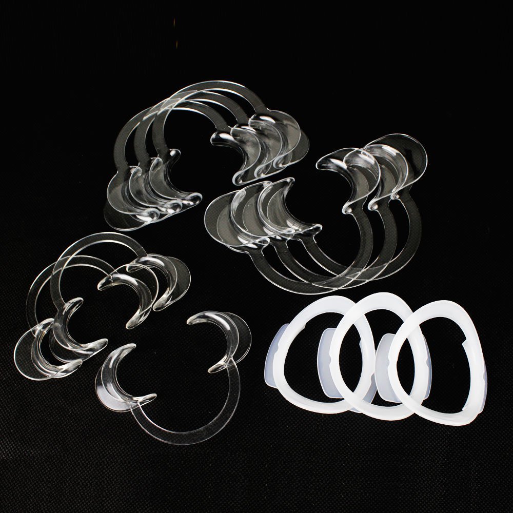 Earlywish 12pcs Intraoral Cheek Lip Retractor Mouth Oral Opener Fun Game Tool Dental Mixed