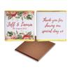 Personalised Chocolate Wedding Favours, Personalized Chocolates, Custom Party Favours, Pink Flower, Wedding gift Design Code: FL07 view 1