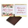 Personalised Chocolate Wedding Favours, Personalized Chocolates, Custom Party Favours, Pink Flower, Wedding gift Design Code: FL07 view 3