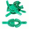 Earlywish 10pcs Oral Impression Tray Plastic Dental Autoclavable Retention Size4 view 1