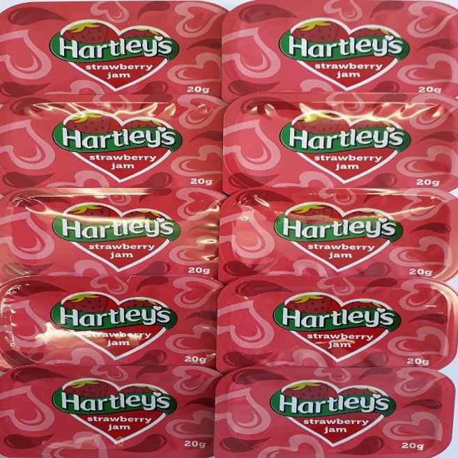 20 x 20g Hartley's Strawberry Jam Portions