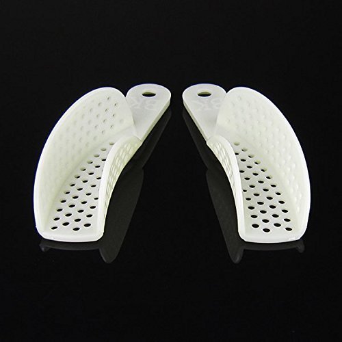 Earlywish 8 Sets Dental Disposable Quadrant Impression Trays 2pcs/Set